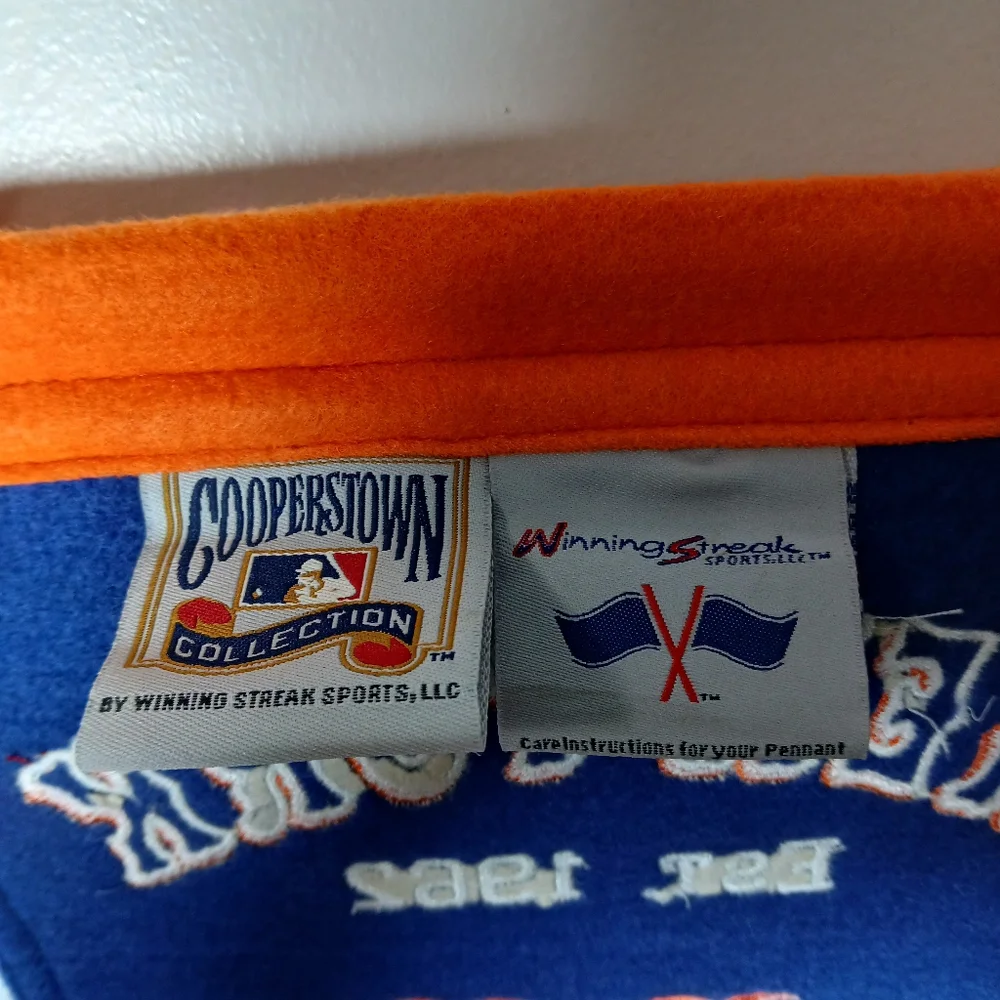 Winning Streak Sports Cooperstown Collection New York‎ Mets Wool Felt Banner MLB